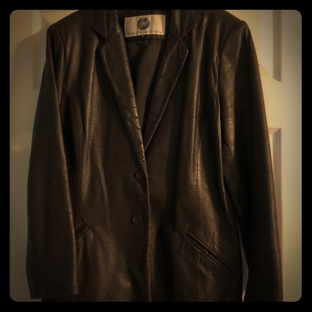 Stone Mountain Leather Blazer
